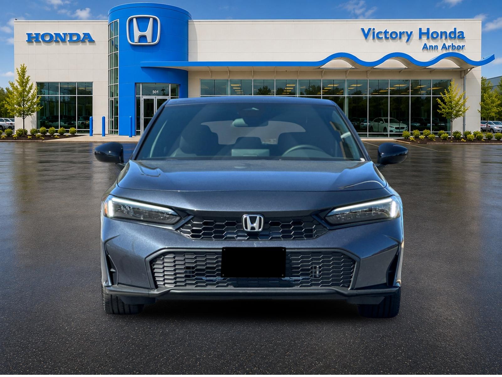 New 2026 Meteorite Gray Metallic Honda FWD Sport image 2