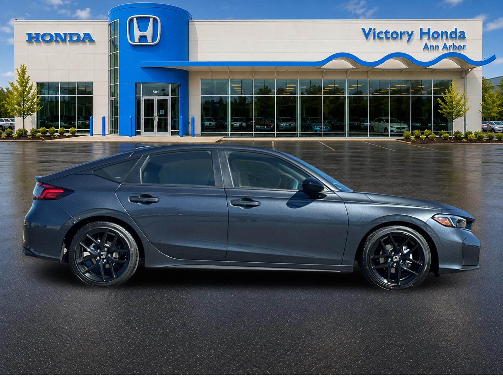 New 2026 Meteorite Gray Metallic Honda FWD Sport image 4