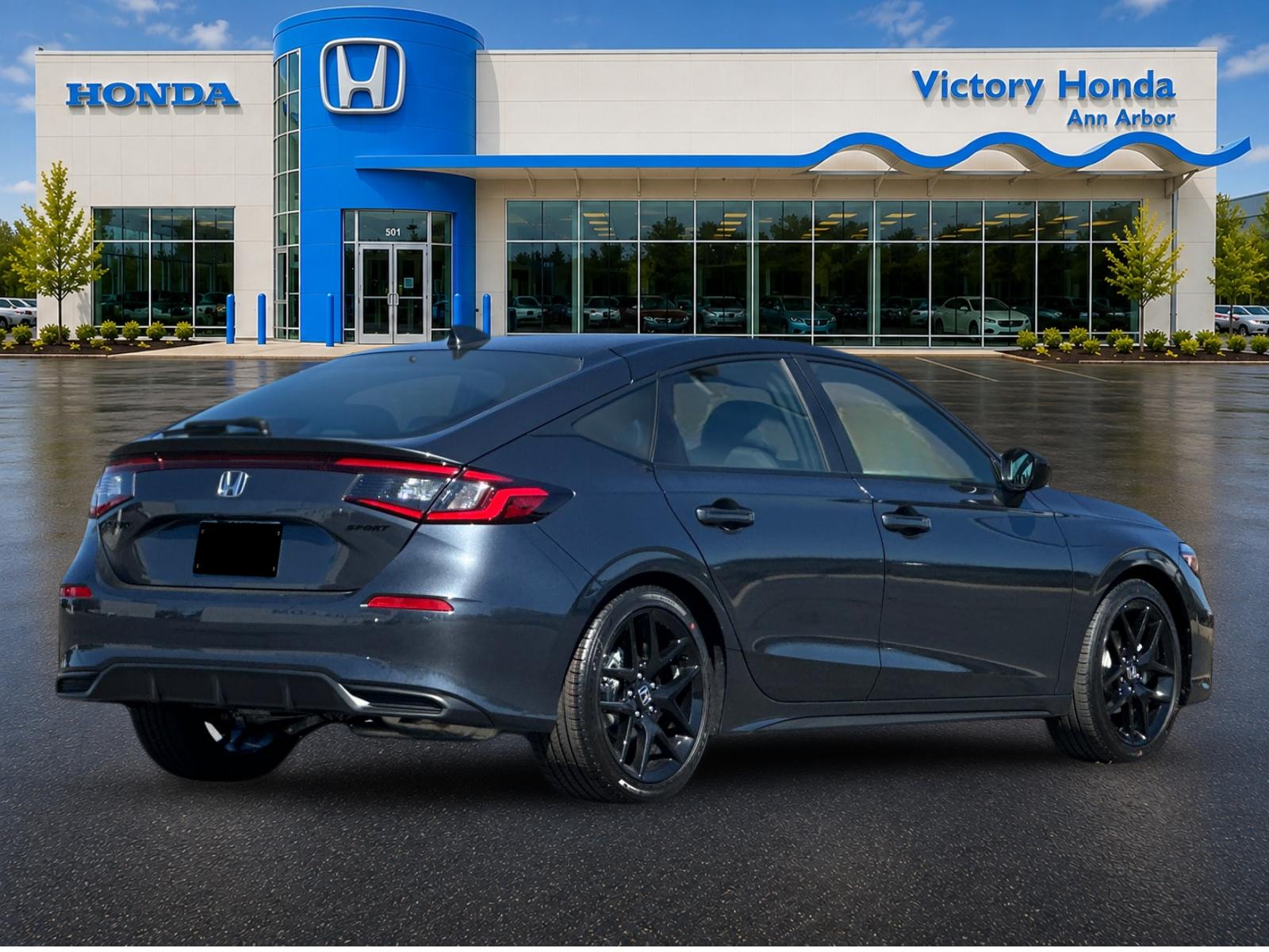 New 2026 Meteorite Gray Metallic Honda FWD Sport image 5