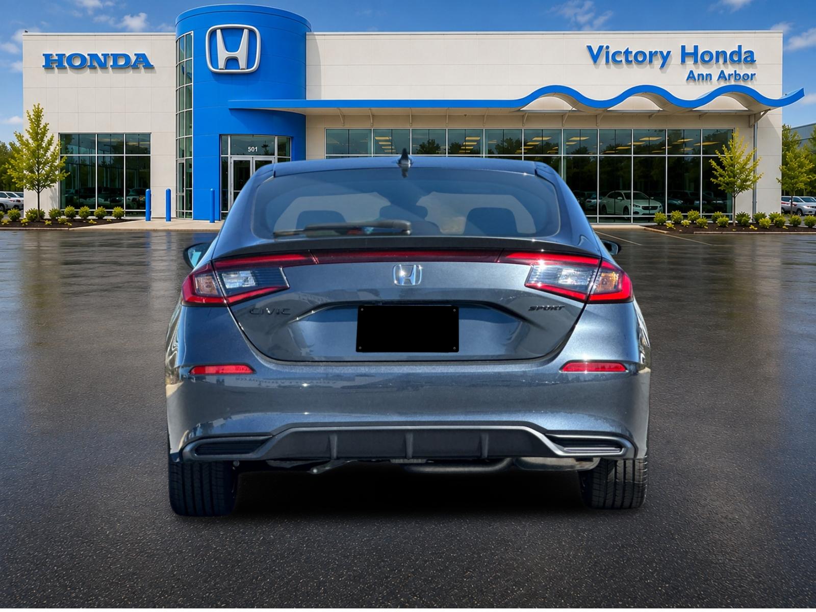 New 2026 Meteorite Gray Metallic Honda FWD Sport image 6