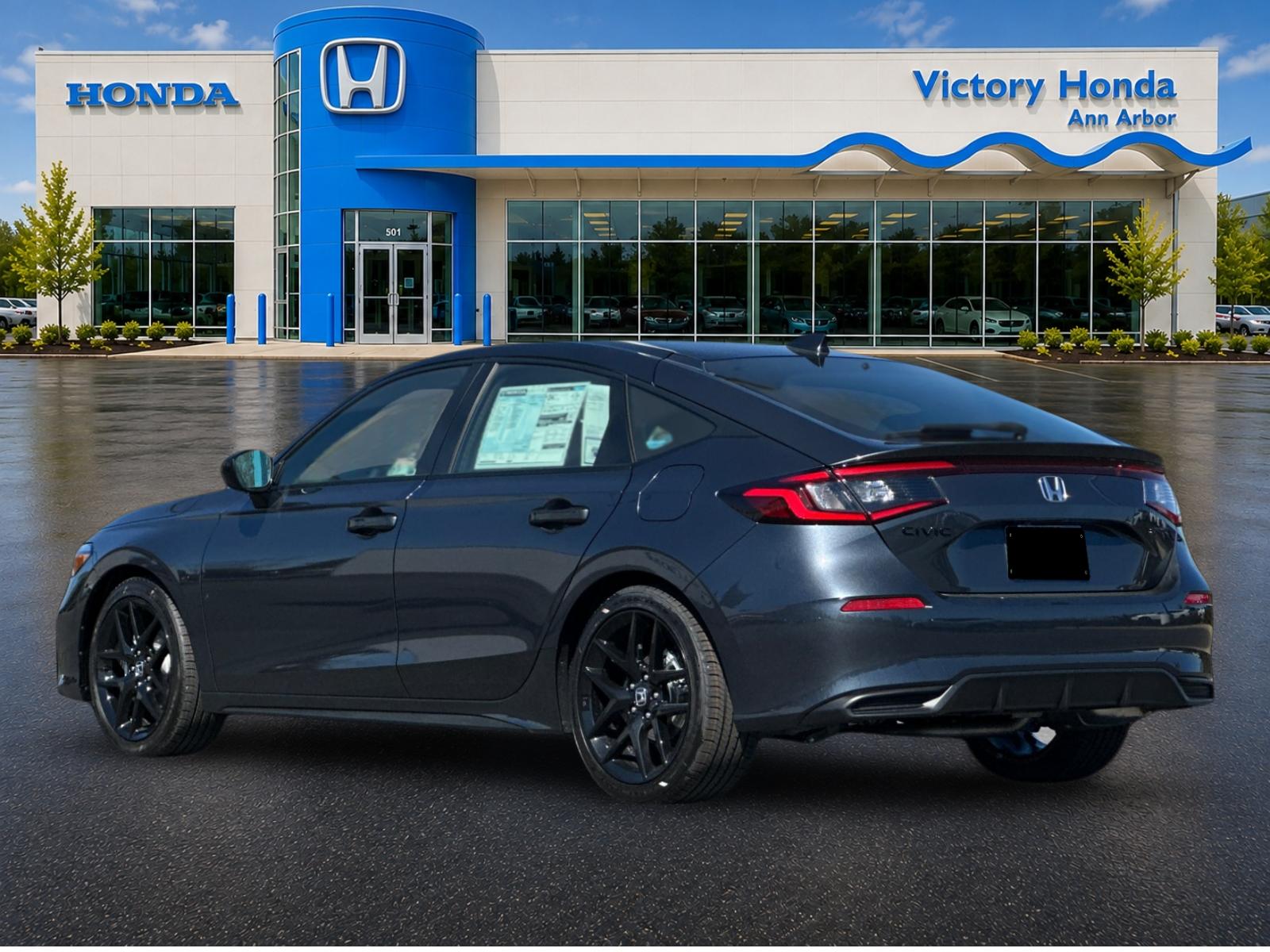 New 2026 Meteorite Gray Metallic Honda FWD Sport image 7