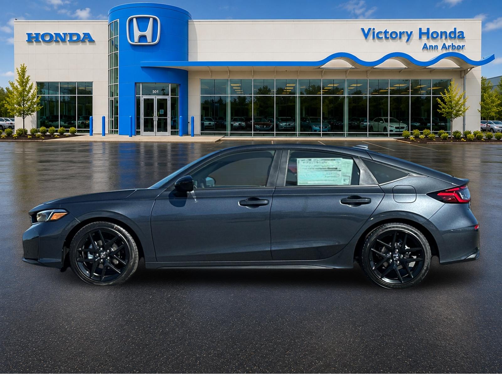 New 2026 Meteorite Gray Metallic Honda FWD Sport image 8