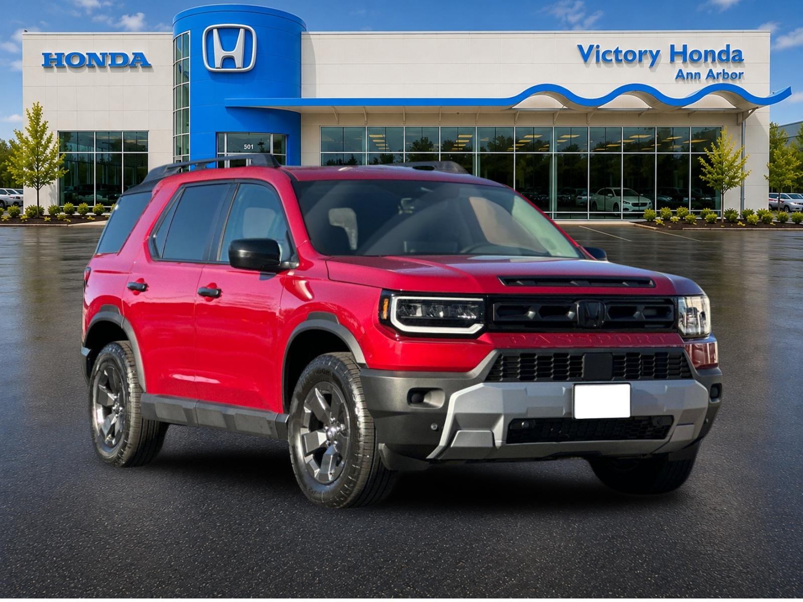 New 2026 Radiant Red Metallic II Honda RTL Towing image 3