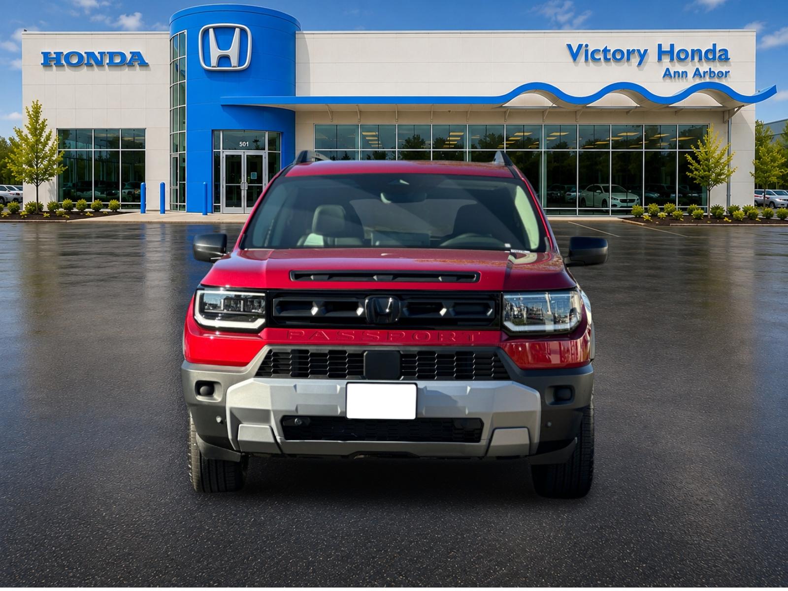 New 2026 Radiant Red Metallic II Honda RTL Towing image 2