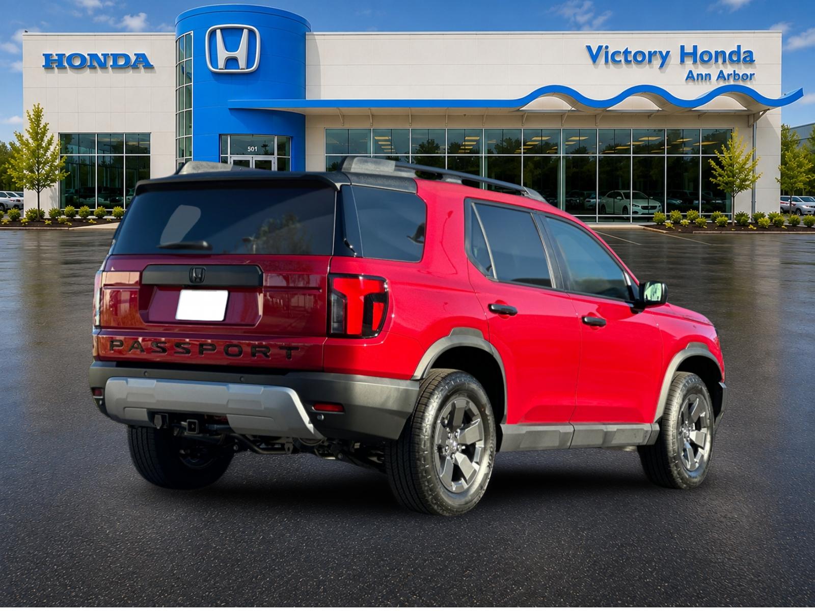 New 2026 Radiant Red Metallic II Honda RTL Towing image 5
