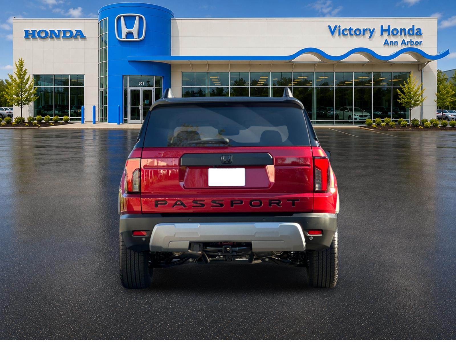 New 2026 Radiant Red Metallic II Honda RTL Towing image 6
