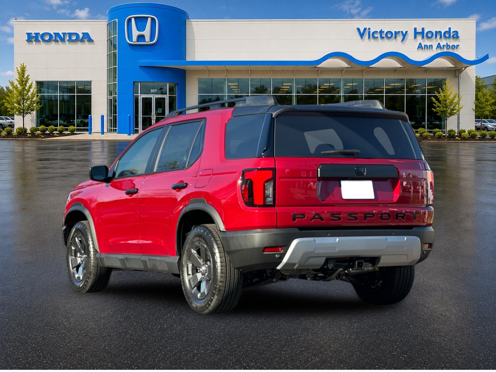 New 2026 Radiant Red Metallic II Honda RTL Towing image 7