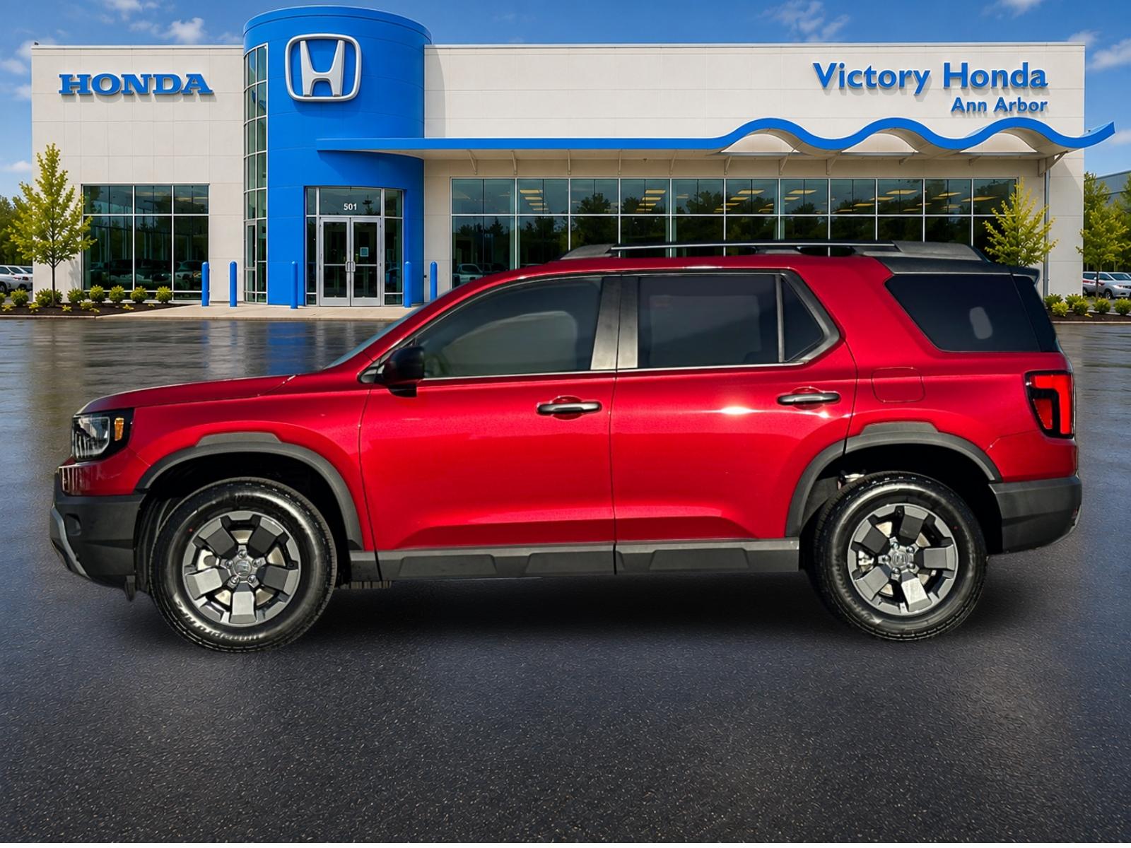 New 2026 Radiant Red Metallic II Honda RTL Towing image 8