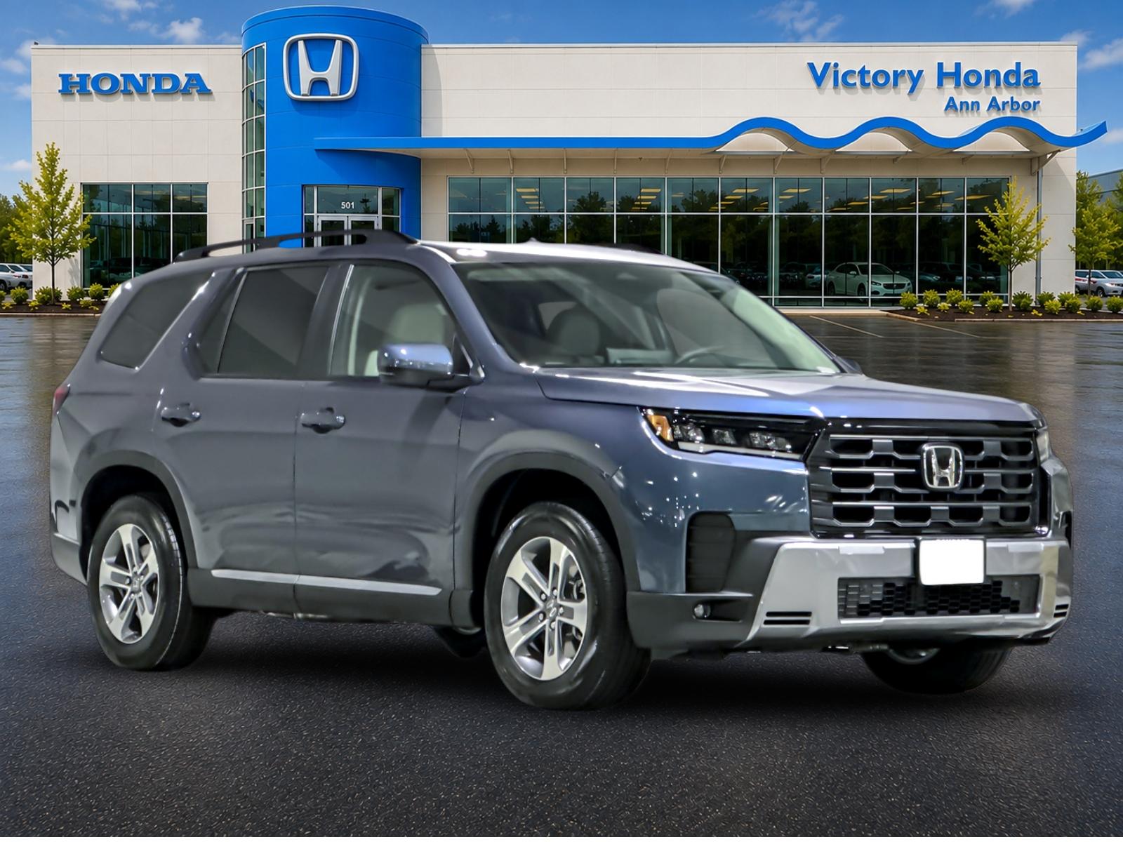 New 2026 Smoke Blue Pearl Honda AWD EX-L image 3