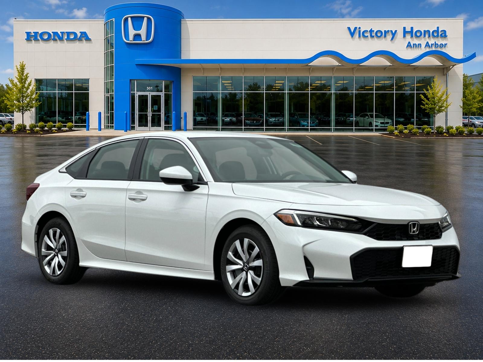 New 2026 Platinum White Pearl Honda 2WD LX image 3