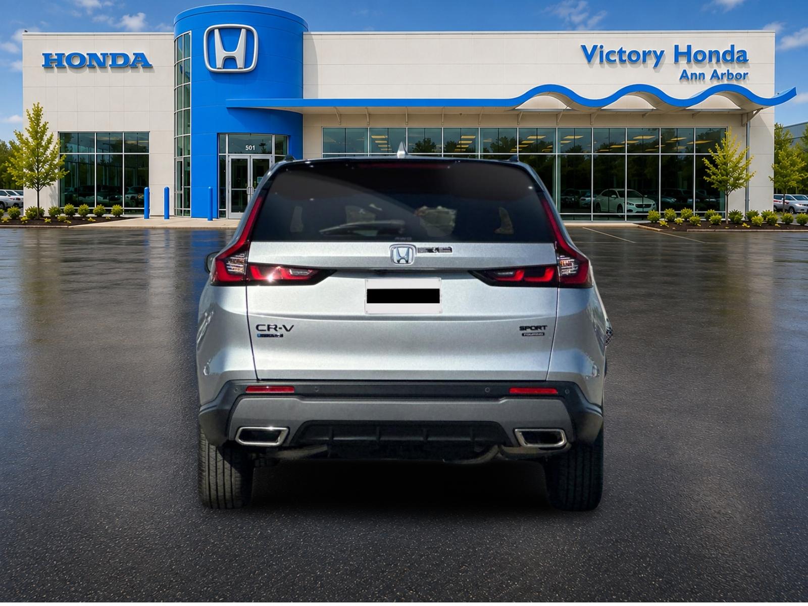 New 2027 Solar Silver Metallic Honda Sport Touring Hybrid AWD image 6