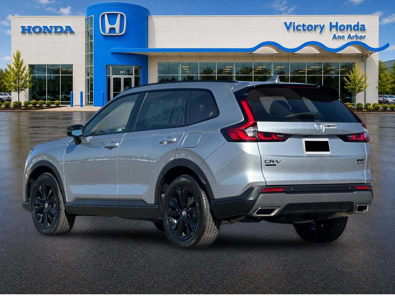 New 2027 Solar Silver Metallic Honda Sport Touring Hybrid AWD image 7