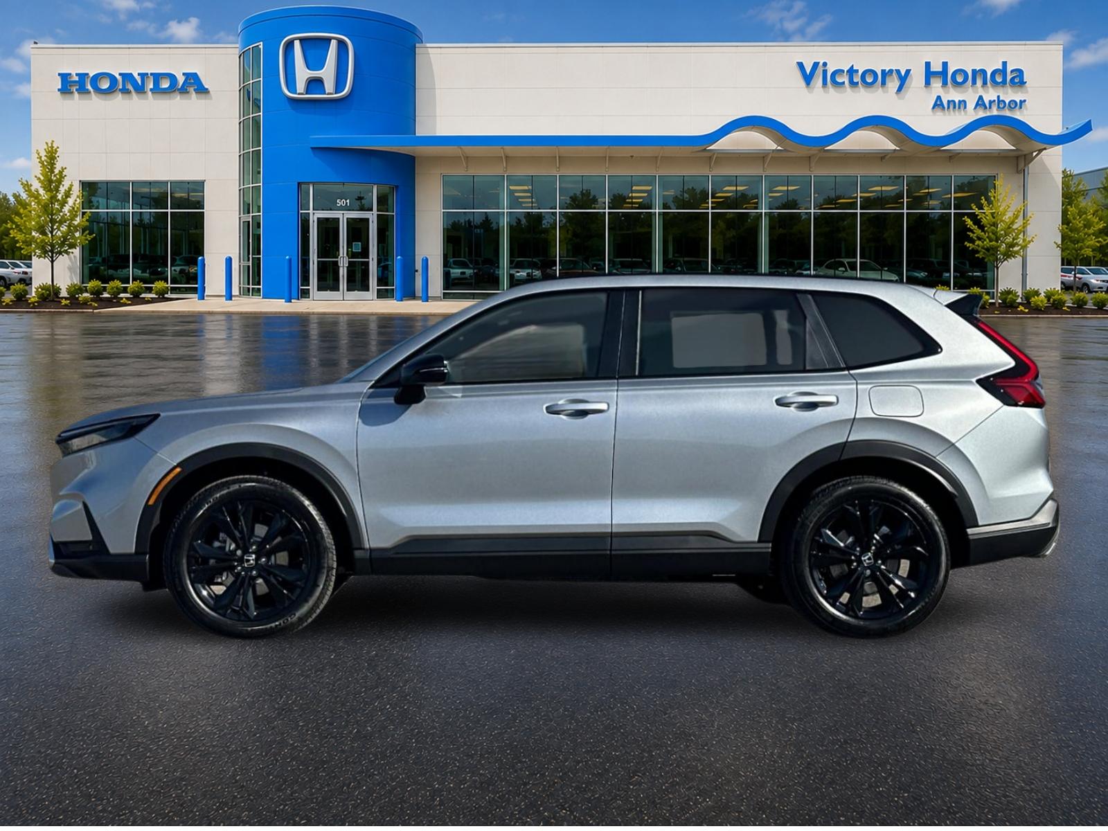 New 2027 Solar Silver Metallic Honda Sport Touring Hybrid AWD image 8