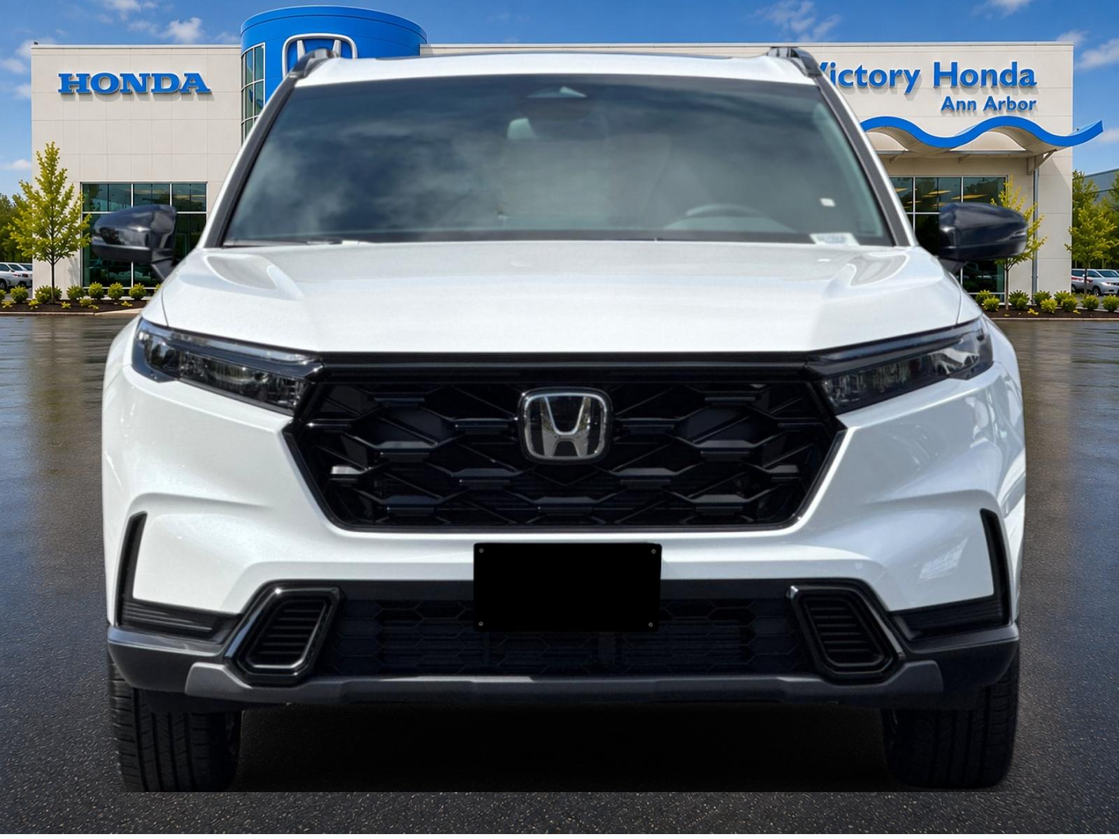 New 2027 Platinum White Pearl Honda Sport Hybrid AWD image 2