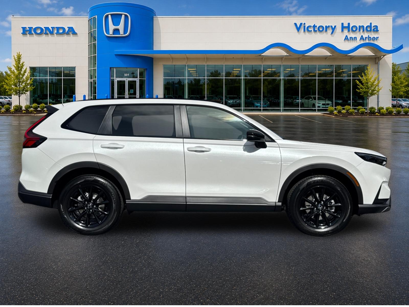 New 2027 Platinum White Pearl Honda Sport Hybrid AWD image 4