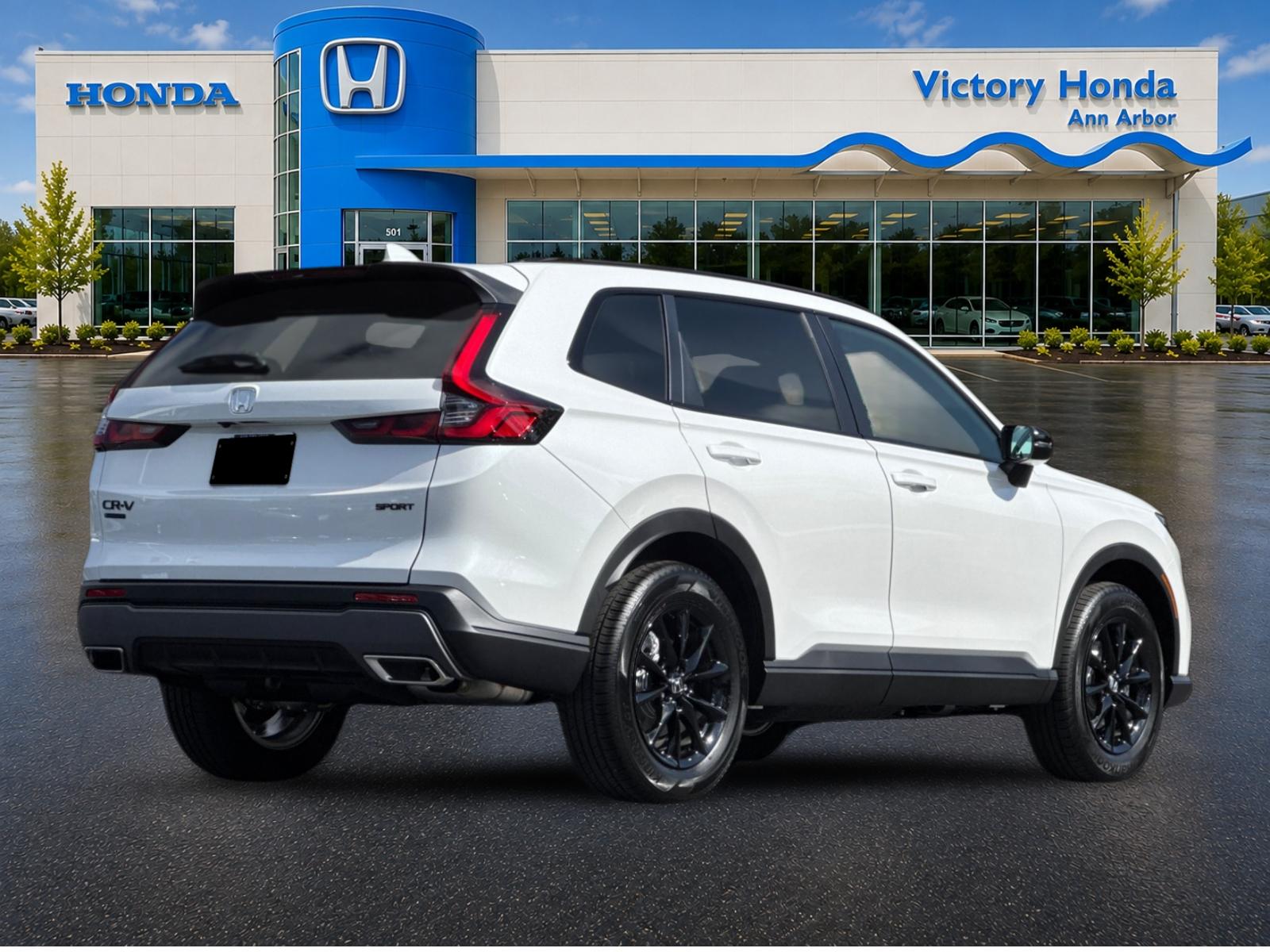 New 2027 Platinum White Pearl Honda Sport Hybrid AWD image 5