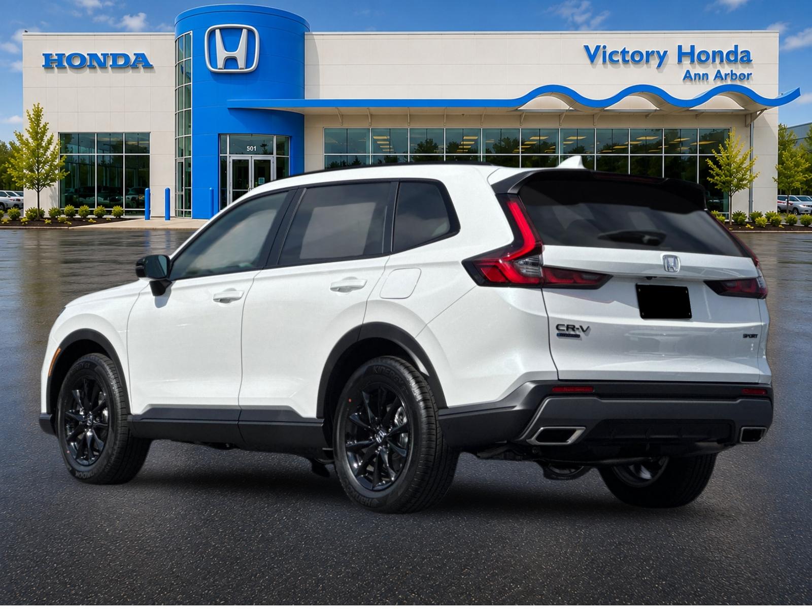New 2027 Platinum White Pearl Honda Sport Hybrid AWD image 7