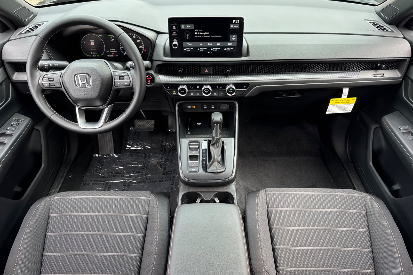 New 2027 Platinum White Pearl Honda Sport Hybrid AWD image 12