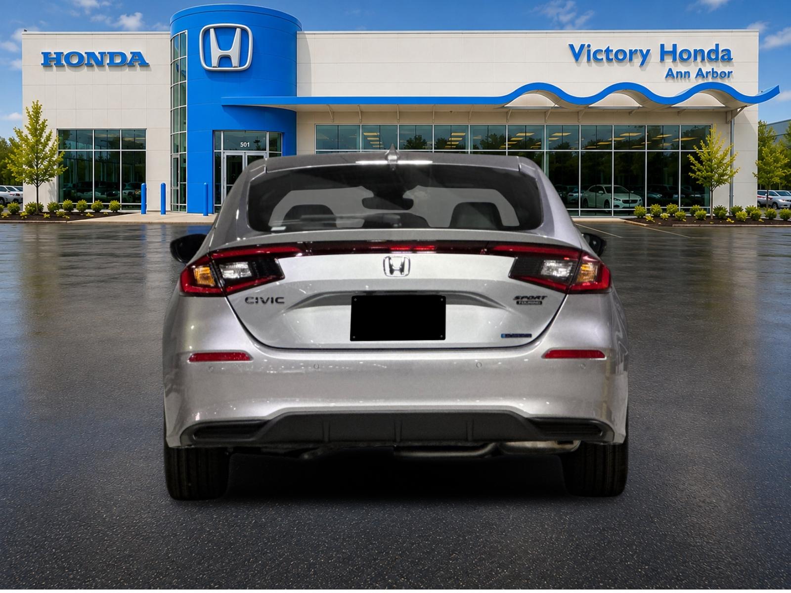 New 2026 Solar Silver Metallic Honda FWD Touring Hybrid image 6