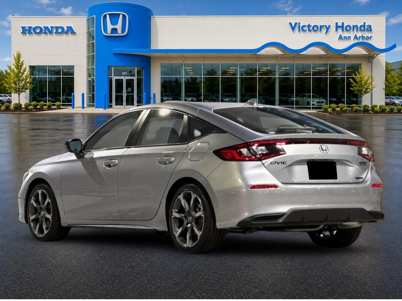 New 2026 Solar Silver Metallic Honda FWD Touring Hybrid image 7