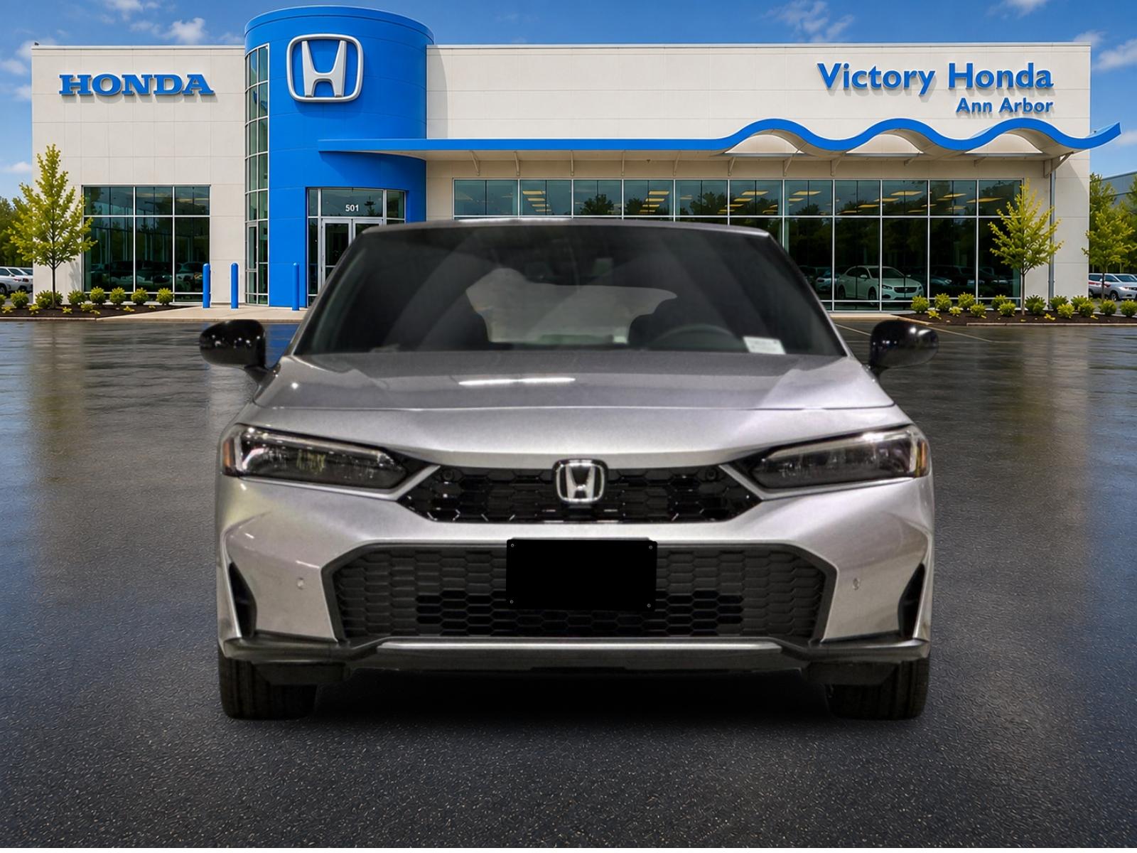 New 2026 Solar Silver Metallic Honda FWD Touring Hybrid image 2