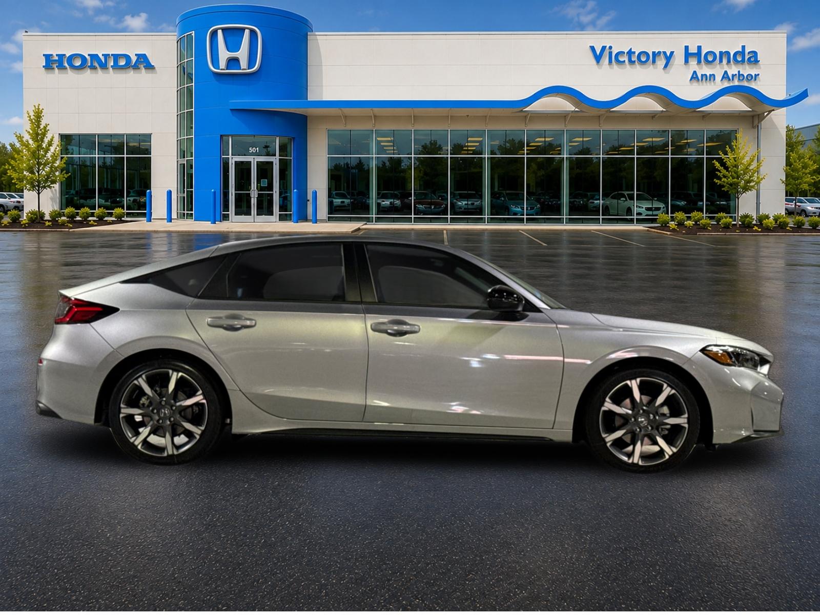 New 2026 Solar Silver Metallic Honda FWD Touring Hybrid image 4