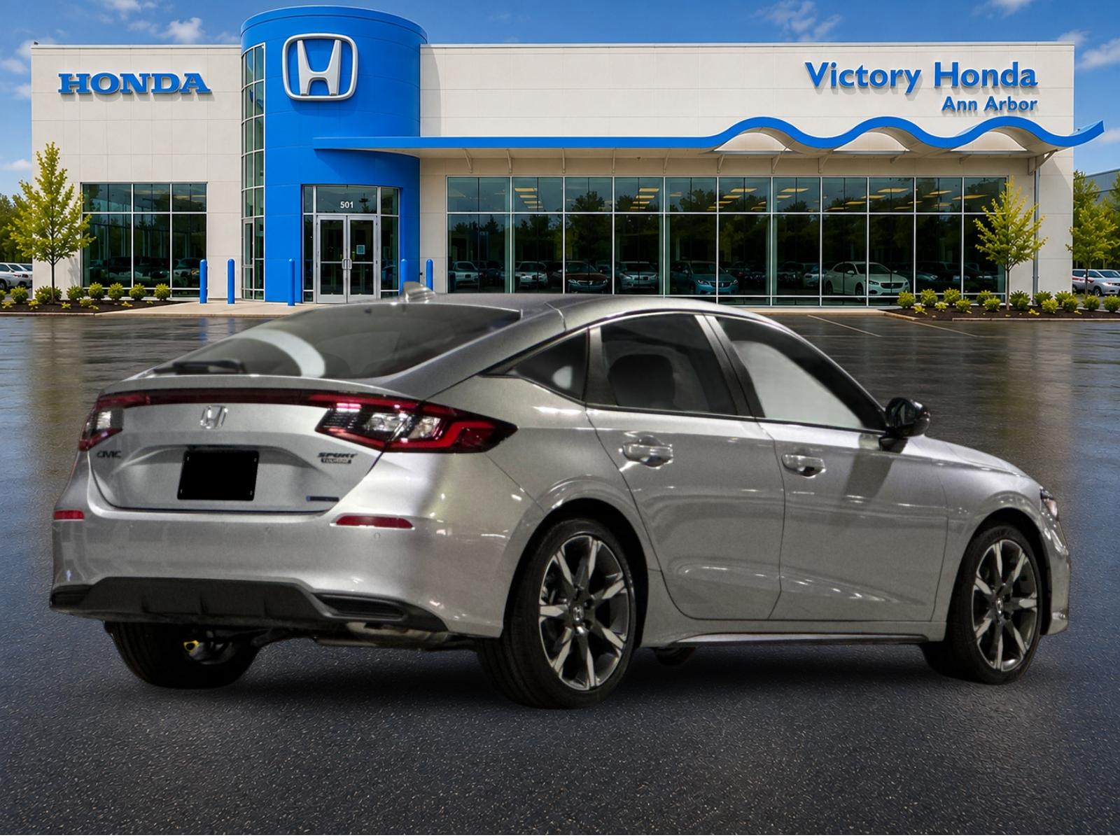 New 2026 Solar Silver Metallic Honda FWD Touring Hybrid image 5