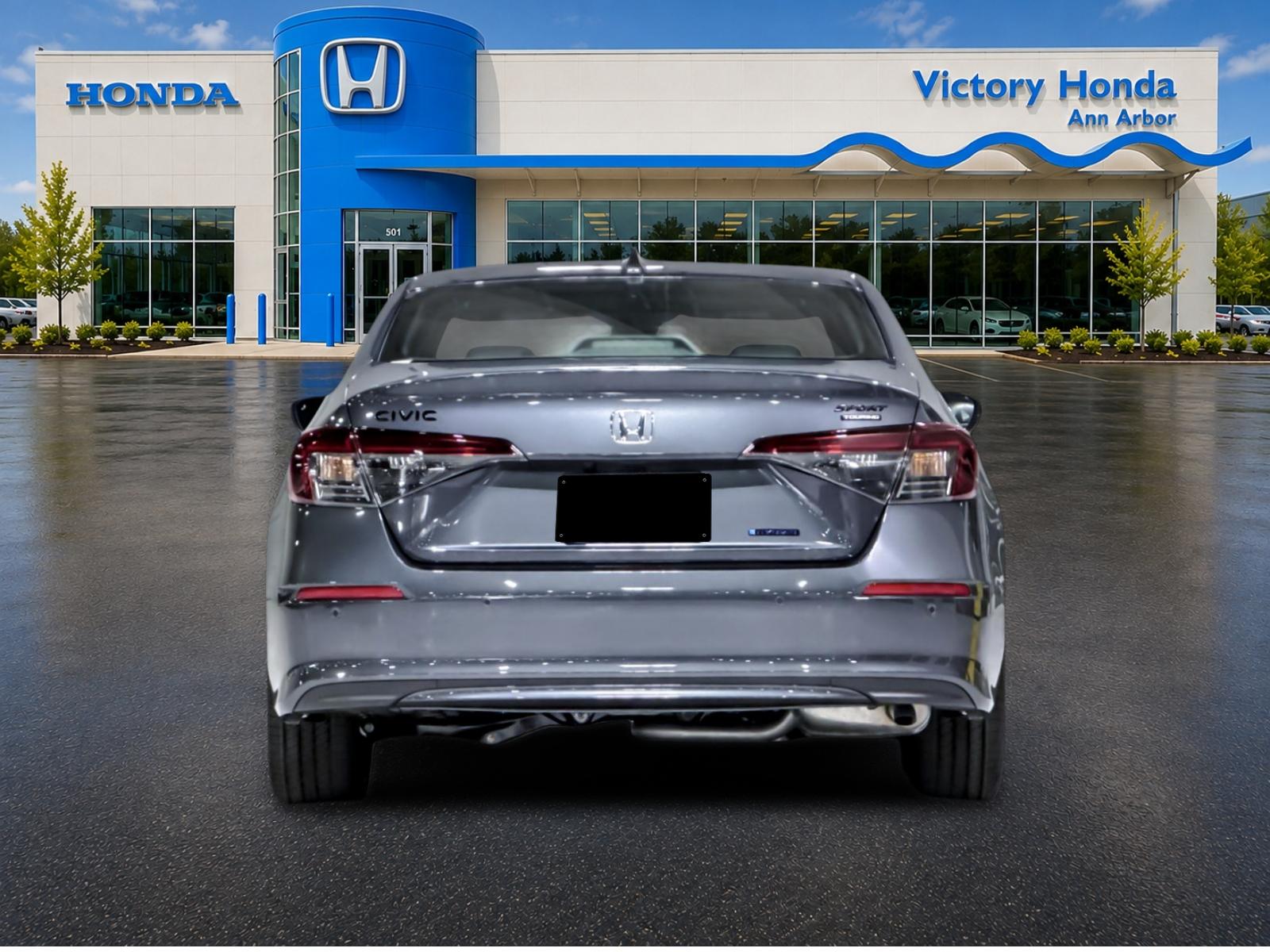 New 2026 Meteorite Gray Metallic Honda 2WD Sport Hybrid image 6