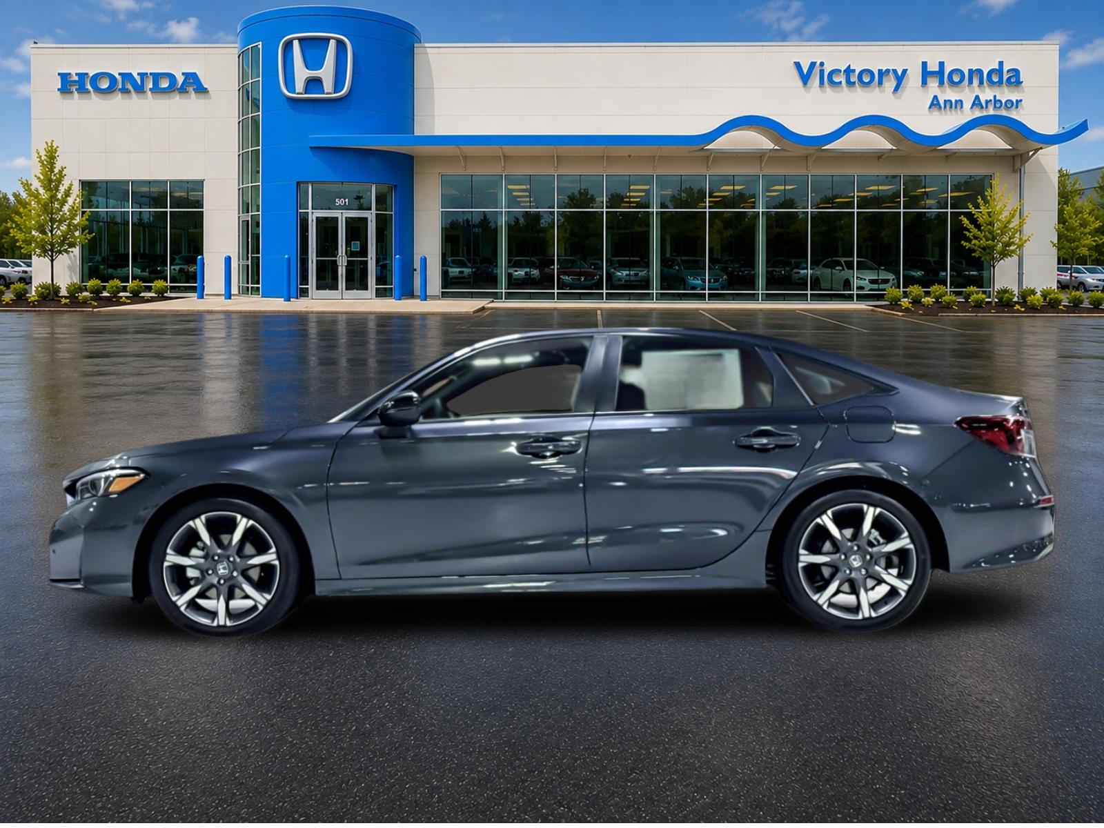 New 2026 Meteorite Gray Metallic Honda 2WD Sport Hybrid image 8