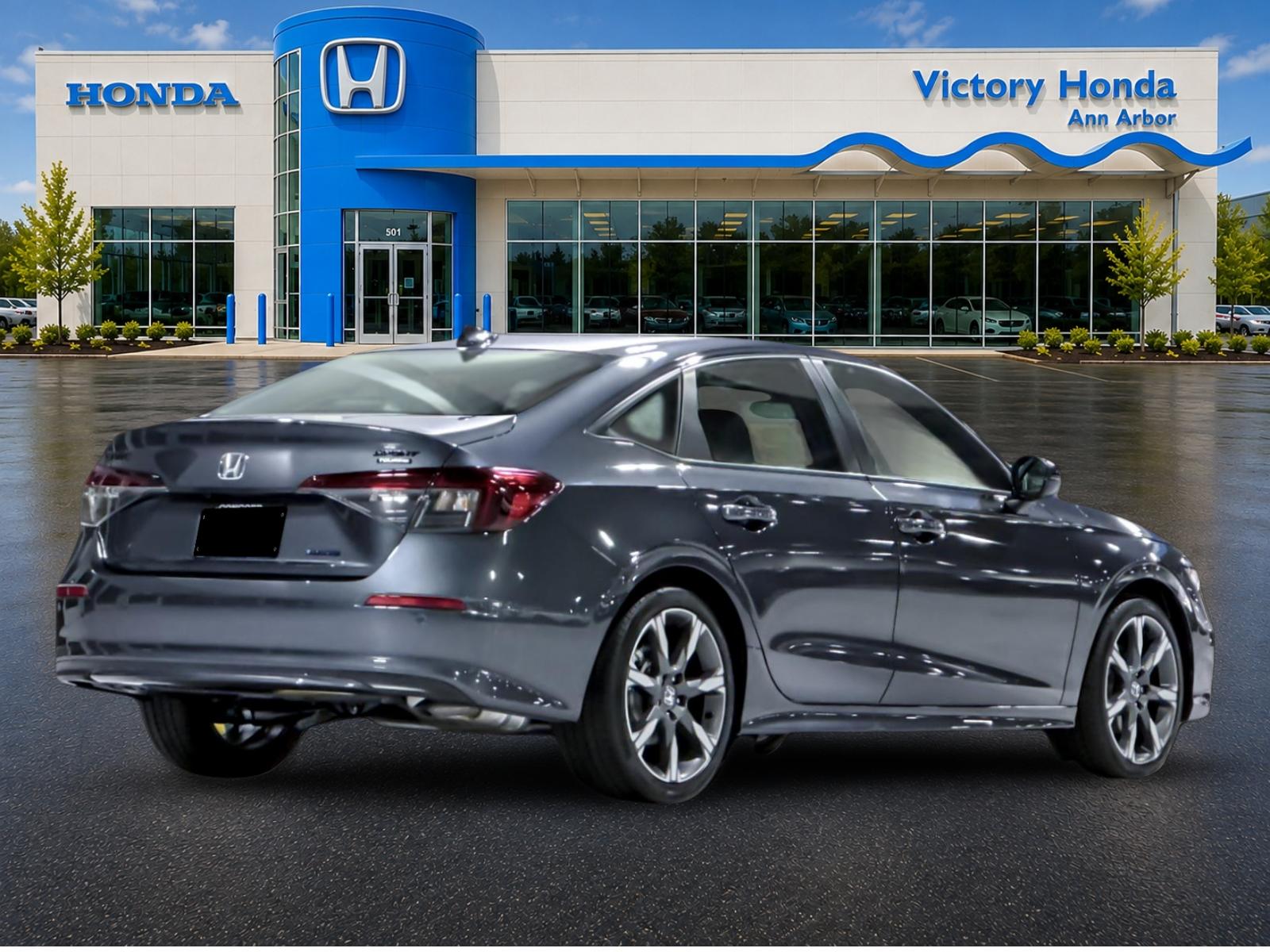 New 2026 Meteorite Gray Metallic Honda 2WD Sport Hybrid image 5