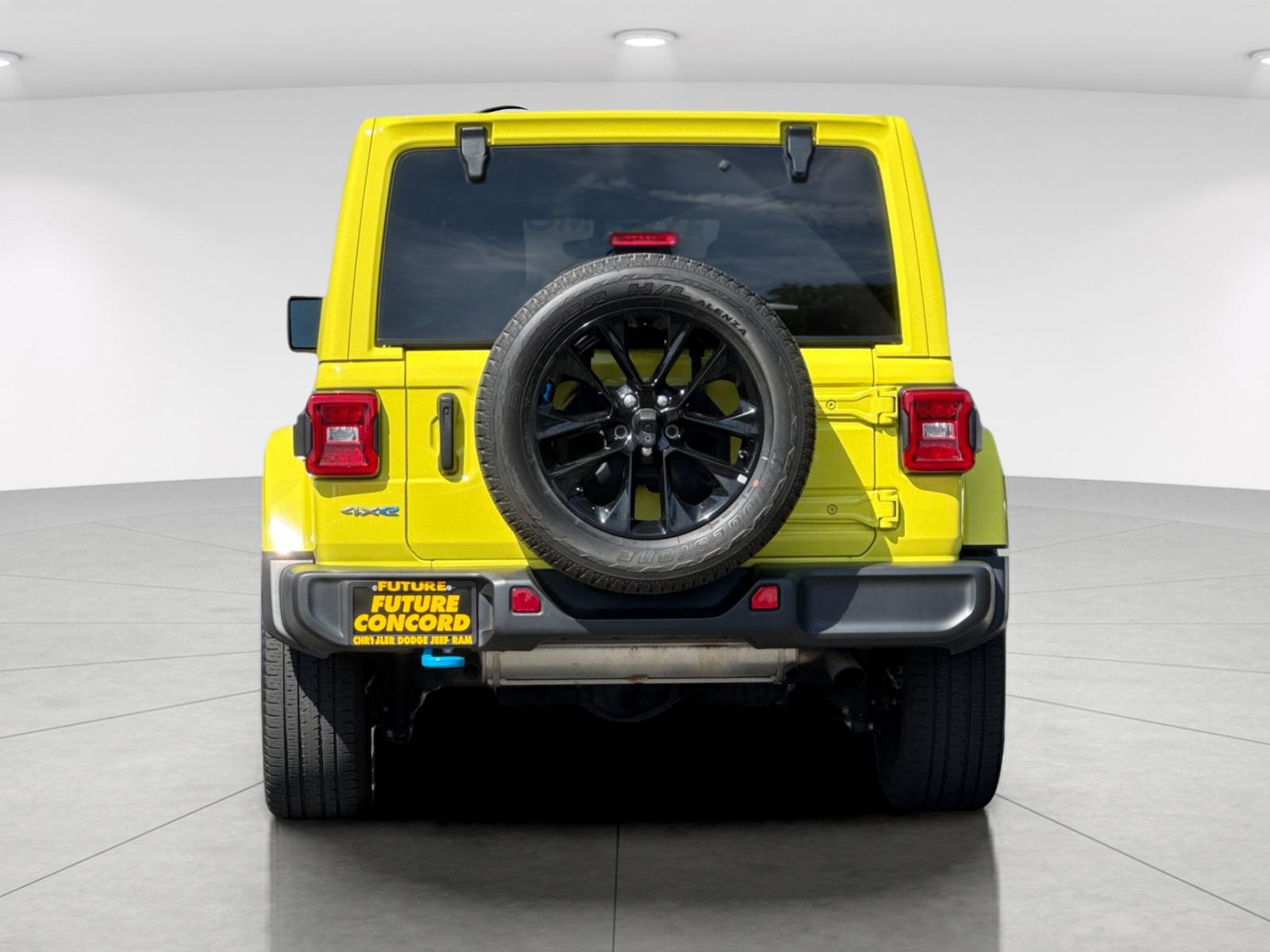 Used 2023 Yellow Jeep Sahara 4xe image 5