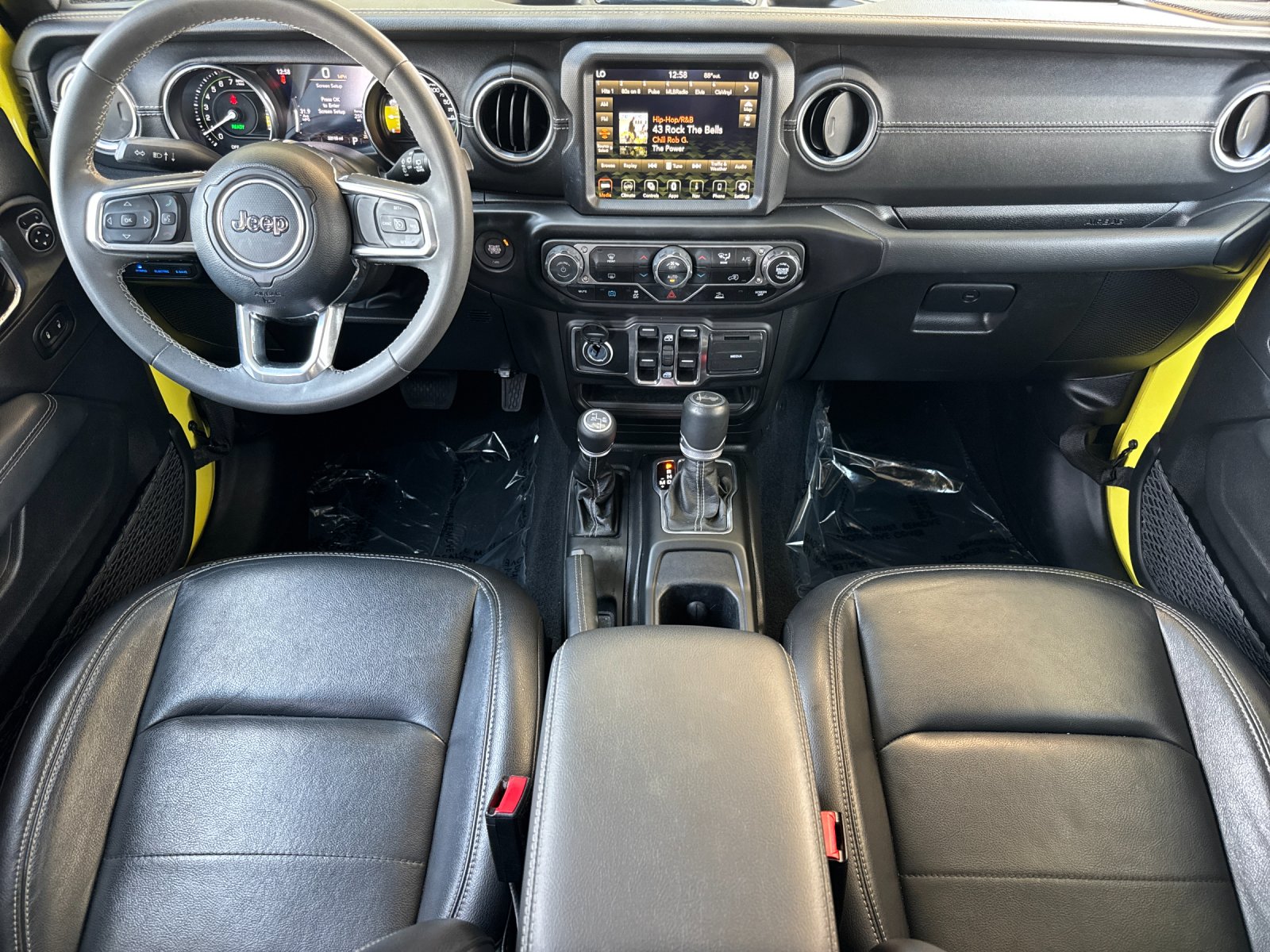 Used 2023 Yellow Jeep Sahara 4xe image 13