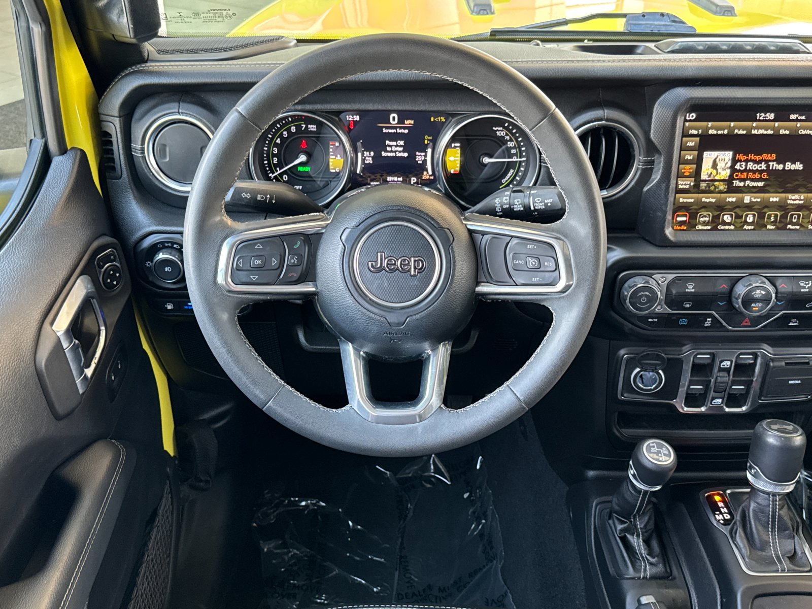 Used 2023 Yellow Jeep Sahara 4xe image 14