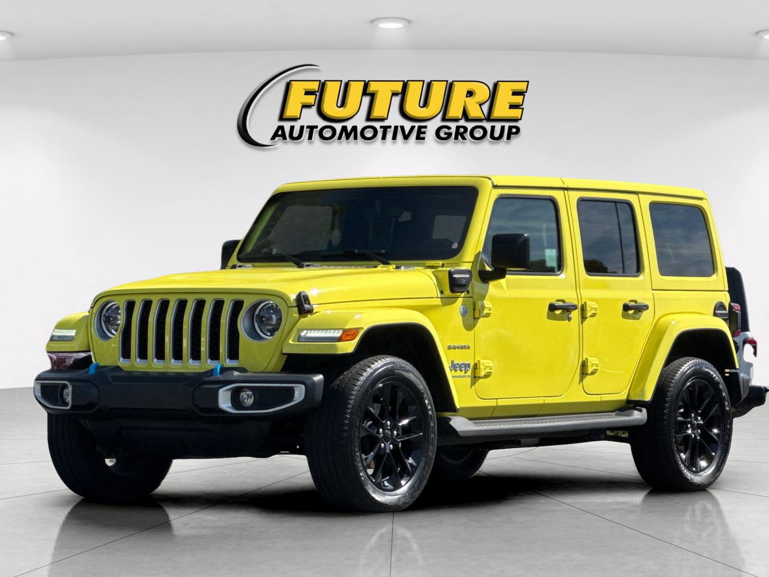 Used 2023 Yellow Jeep Sahara 4xe image 8