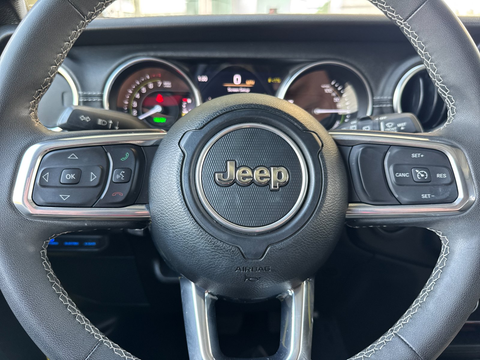 Used 2023 Yellow Jeep Sahara 4xe image 24