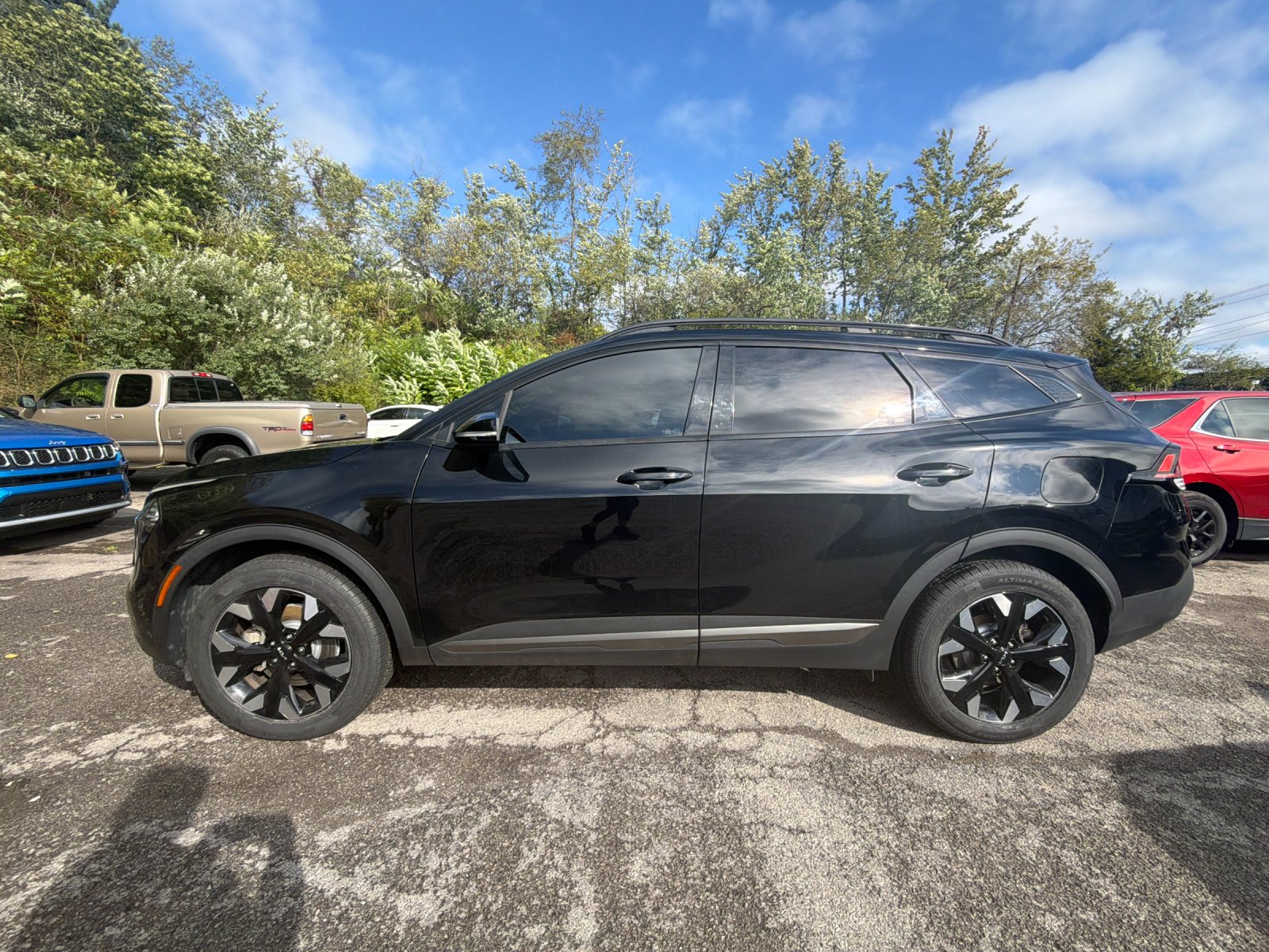 Used 2023 Ebony Black Kia X-Line image 2