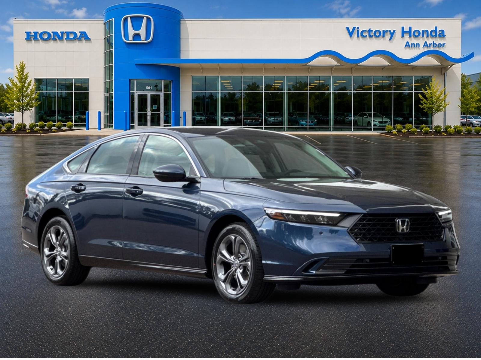 New 2026 Canyon River Blue Metallic Honda EX-L Hybrid image 3