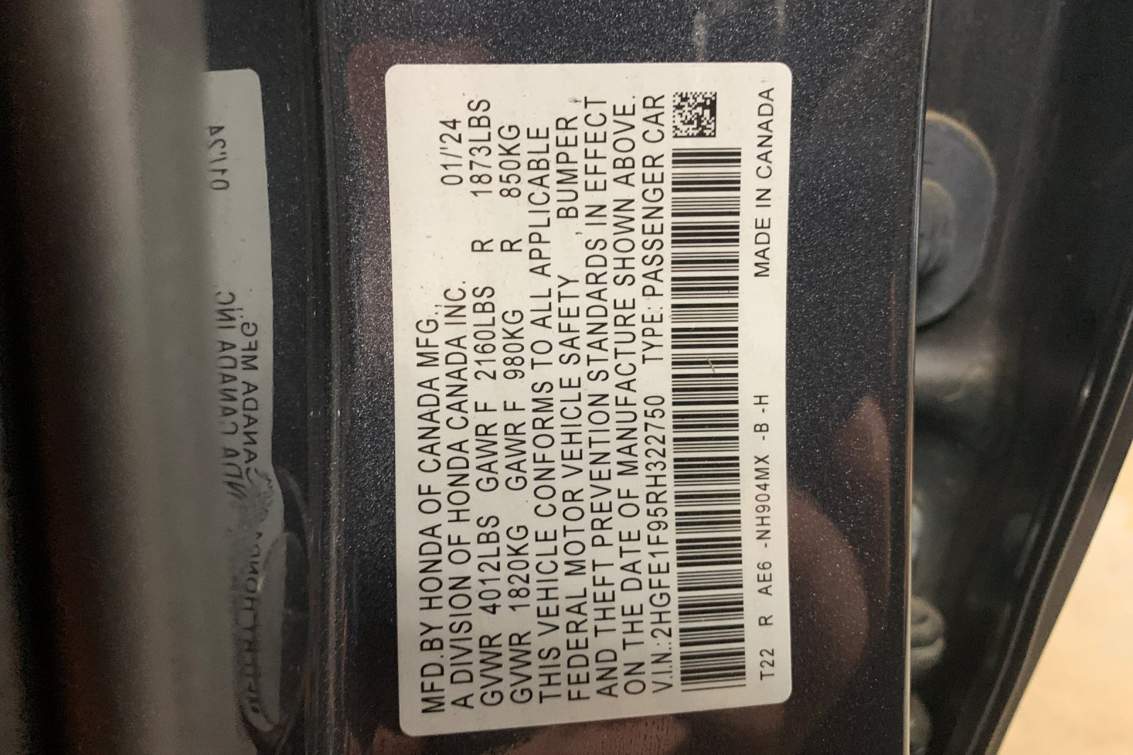 Certified Used 2024  Honda Touring image 33