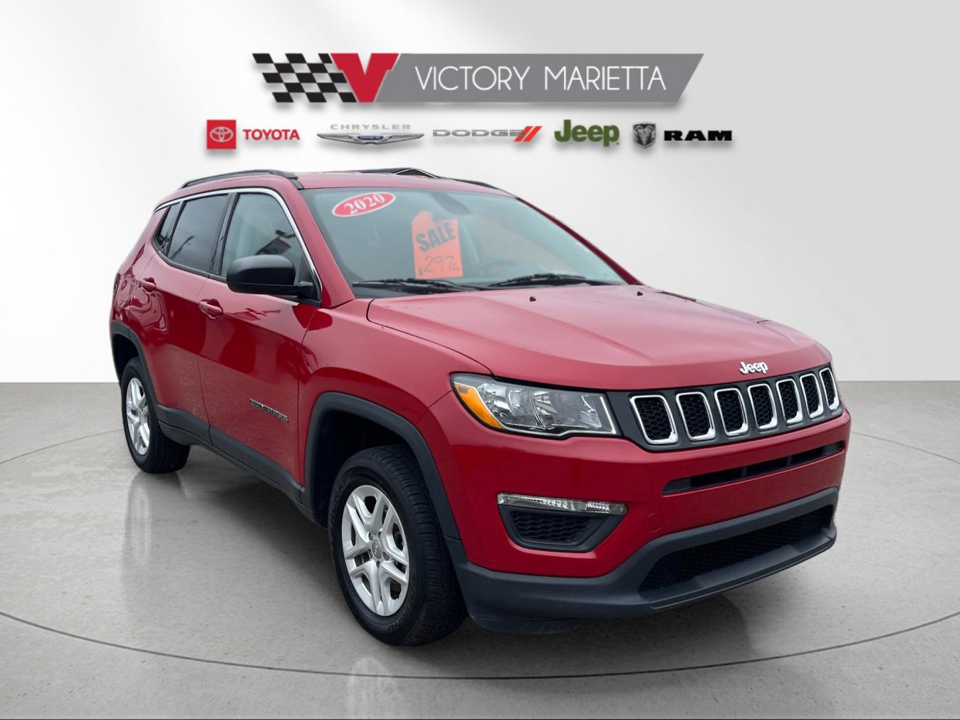 Used 2020 Red Jeep Sport image 7