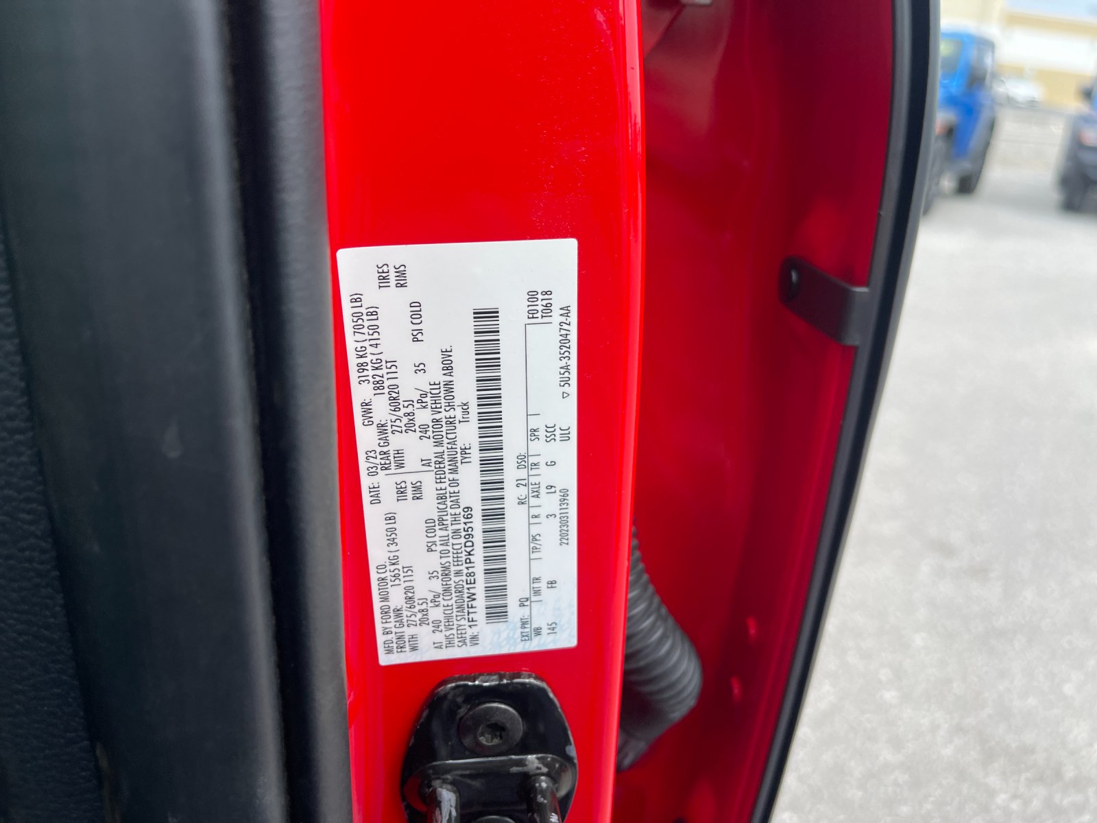 Used 2023 Red Ford XLT image 34