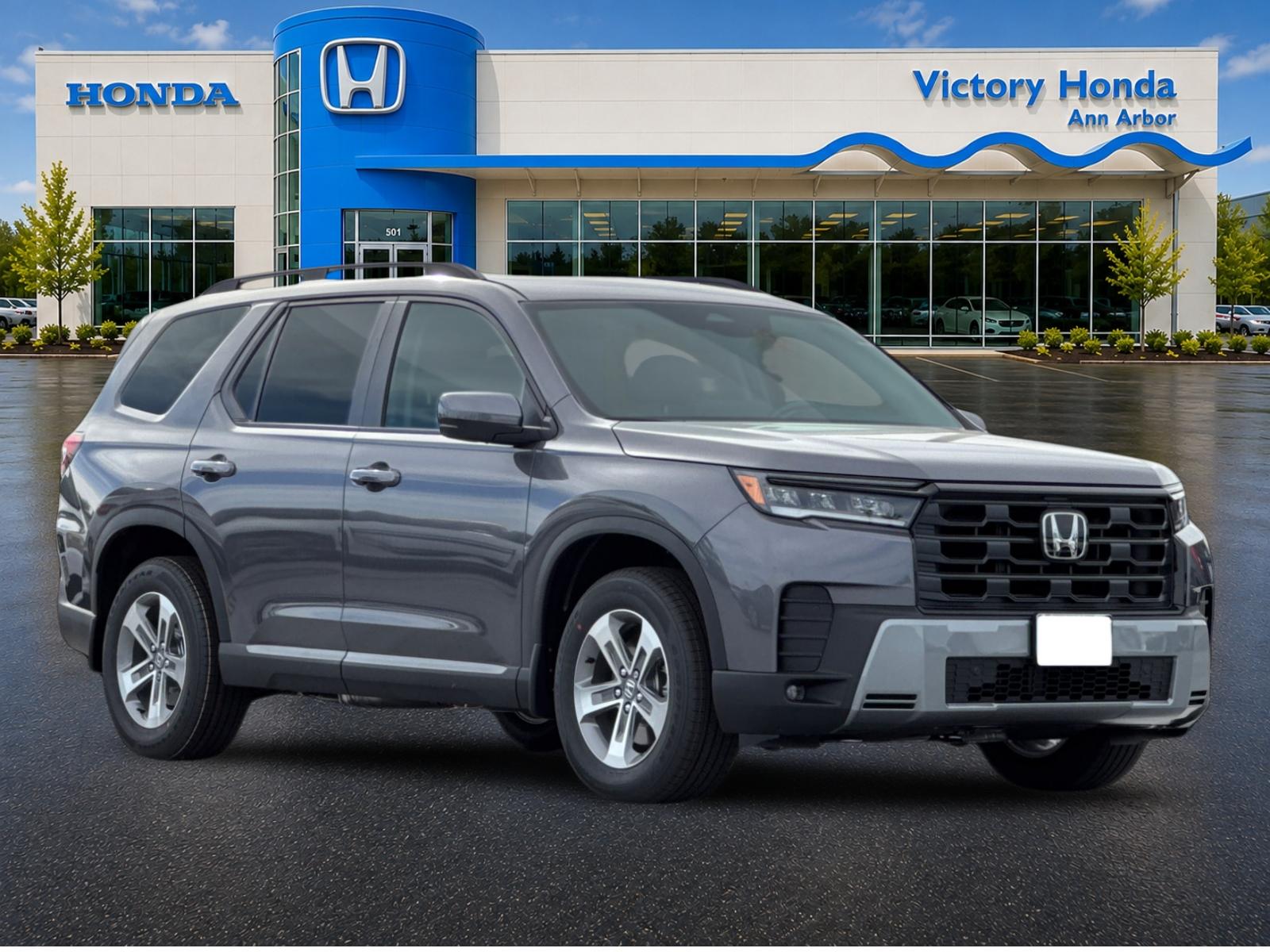 New 2026 Modern Steel Metallic Honda AWD EX-L image 3