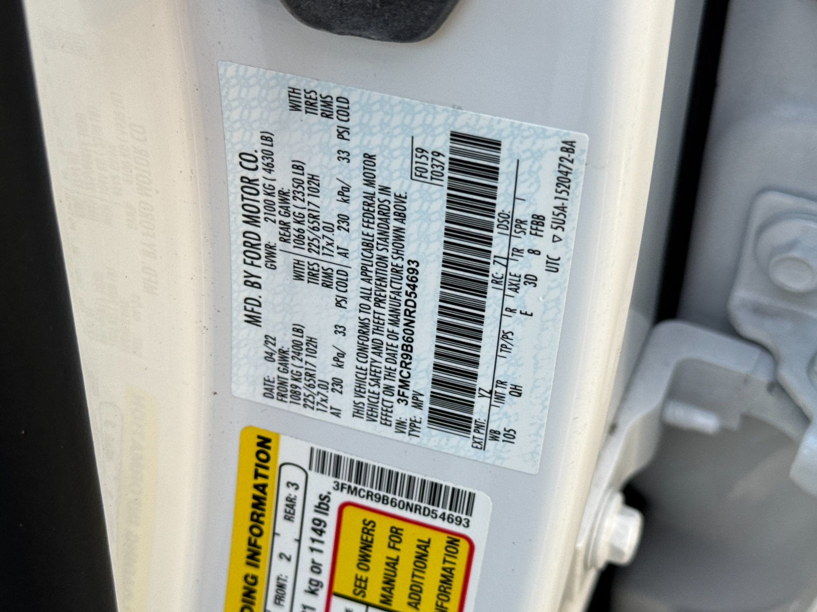 Used 2022 White Ford Big Bend image 27