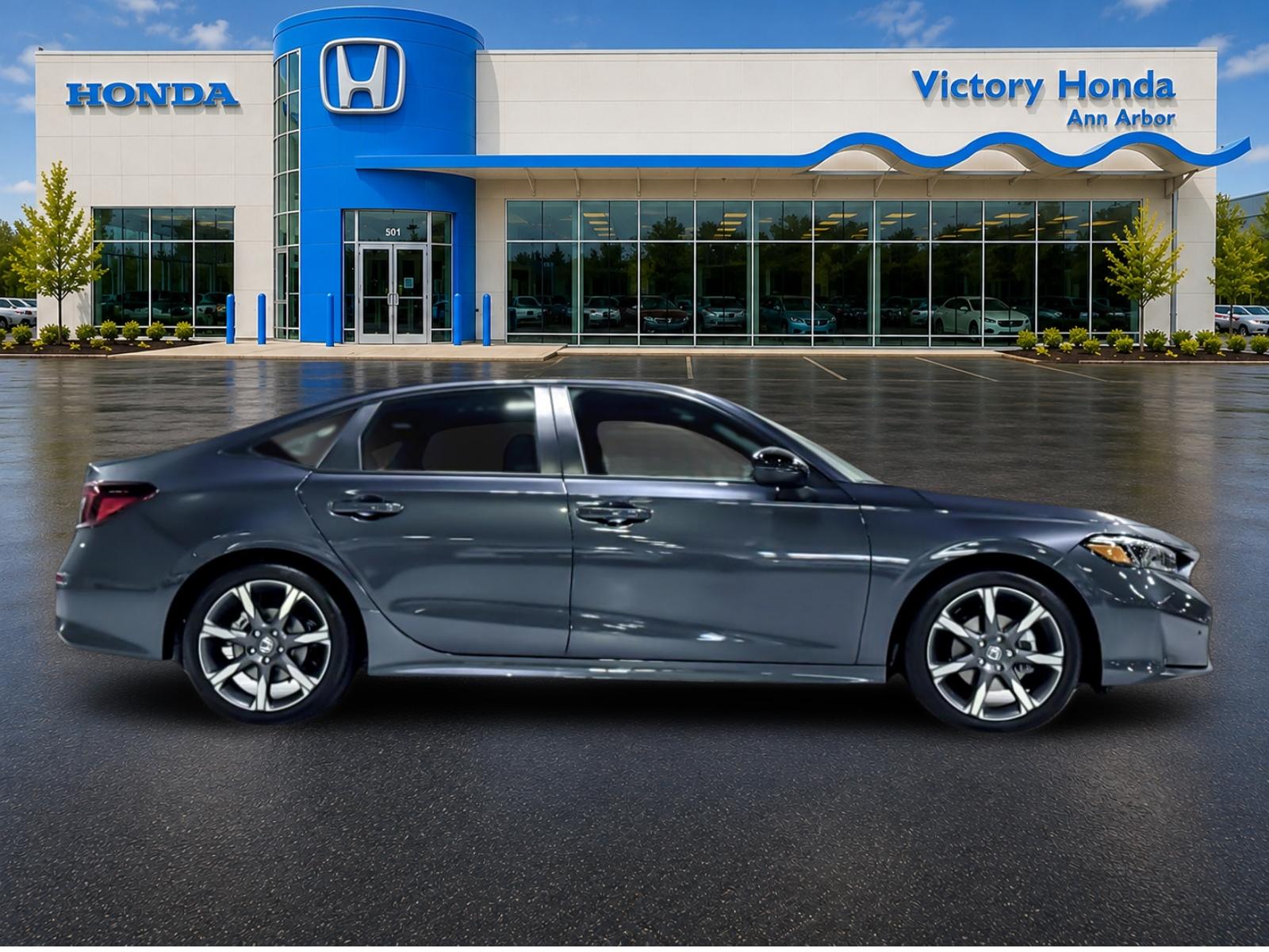New 2026 Meteorite Gray Metallic Honda 2WD Sport Hybrid image 4