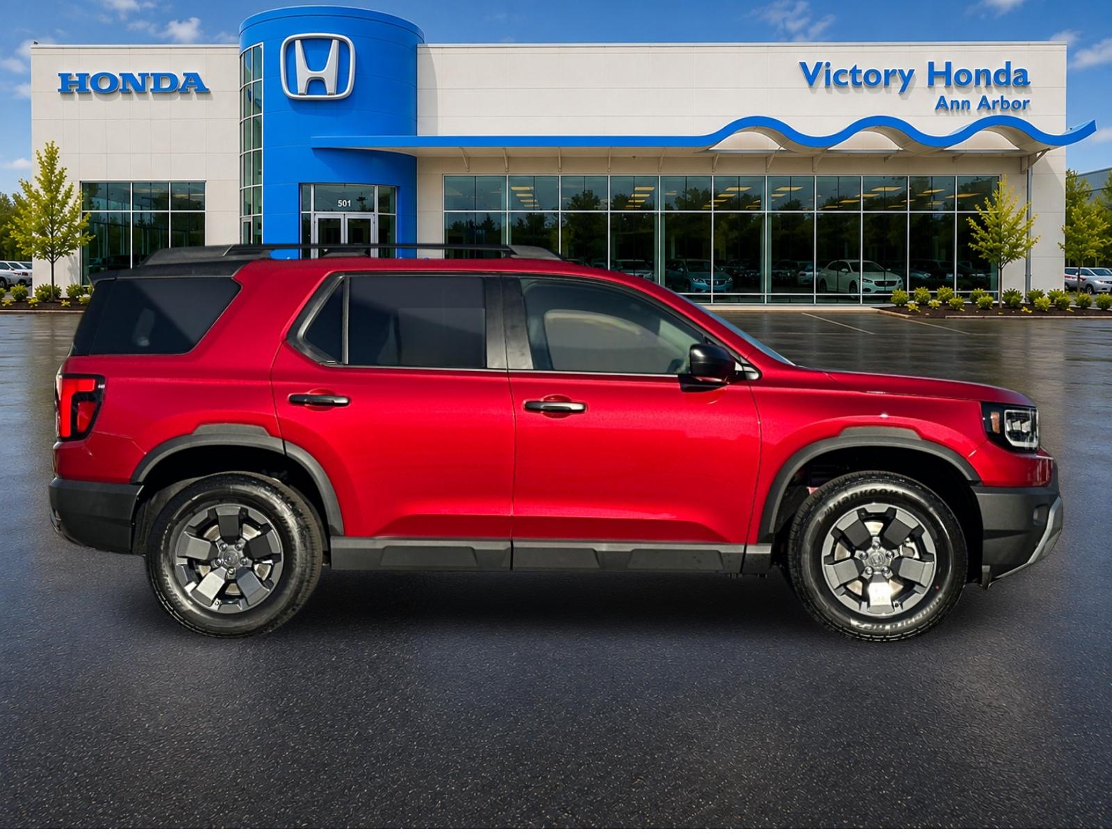 New 2026 Radiant Red Metallic II Honda RTL Towing image 4