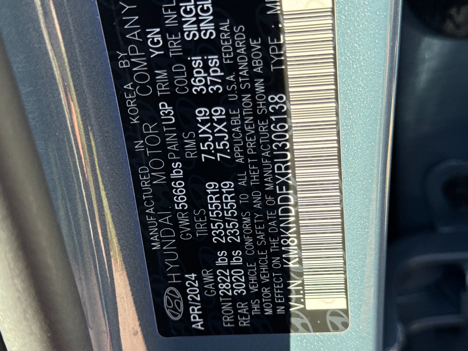 Certified Used 2024 Blue Hyundai SEL image 28