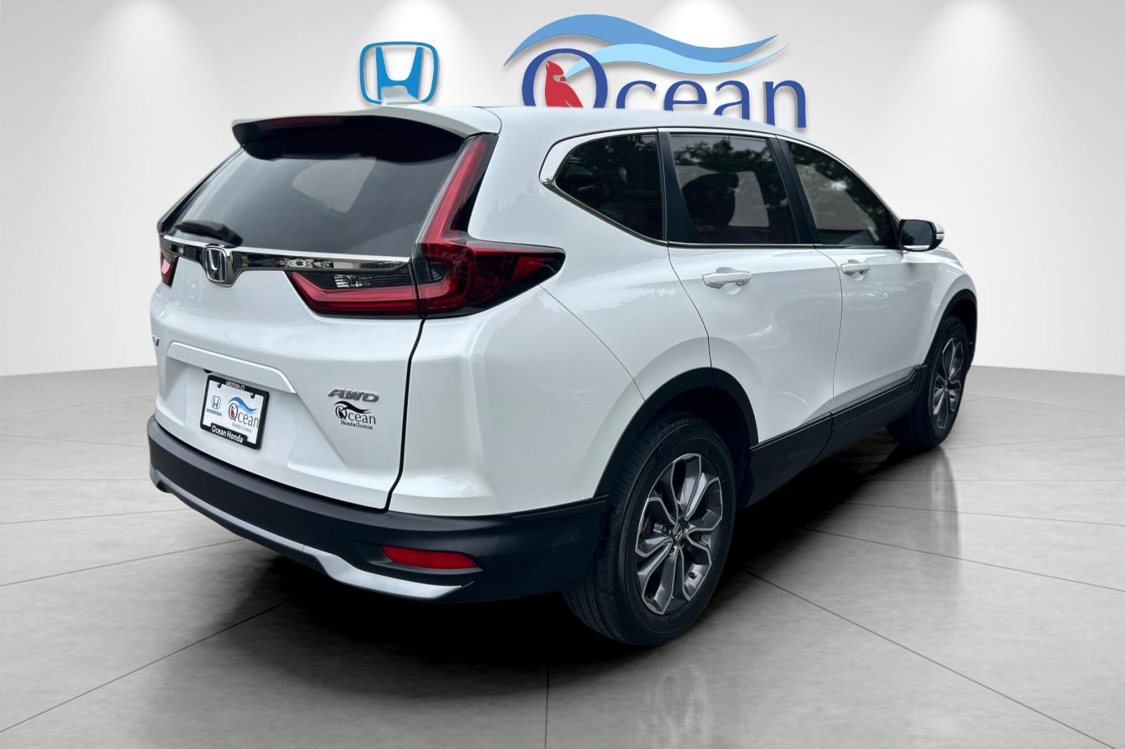 Used 2021 Platinum White Pearl Honda EX-L image 3