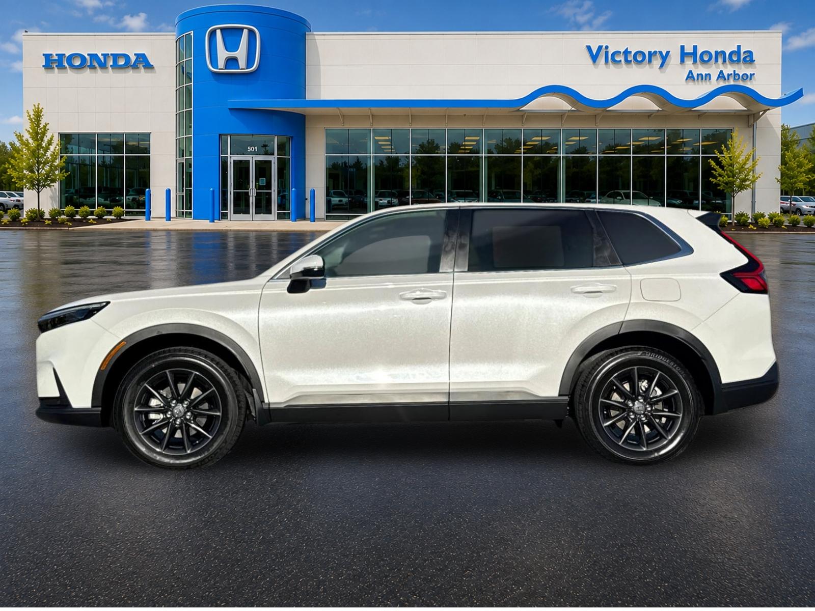 New 2027 Platinum White Pearl Honda EX-L AWD image 8