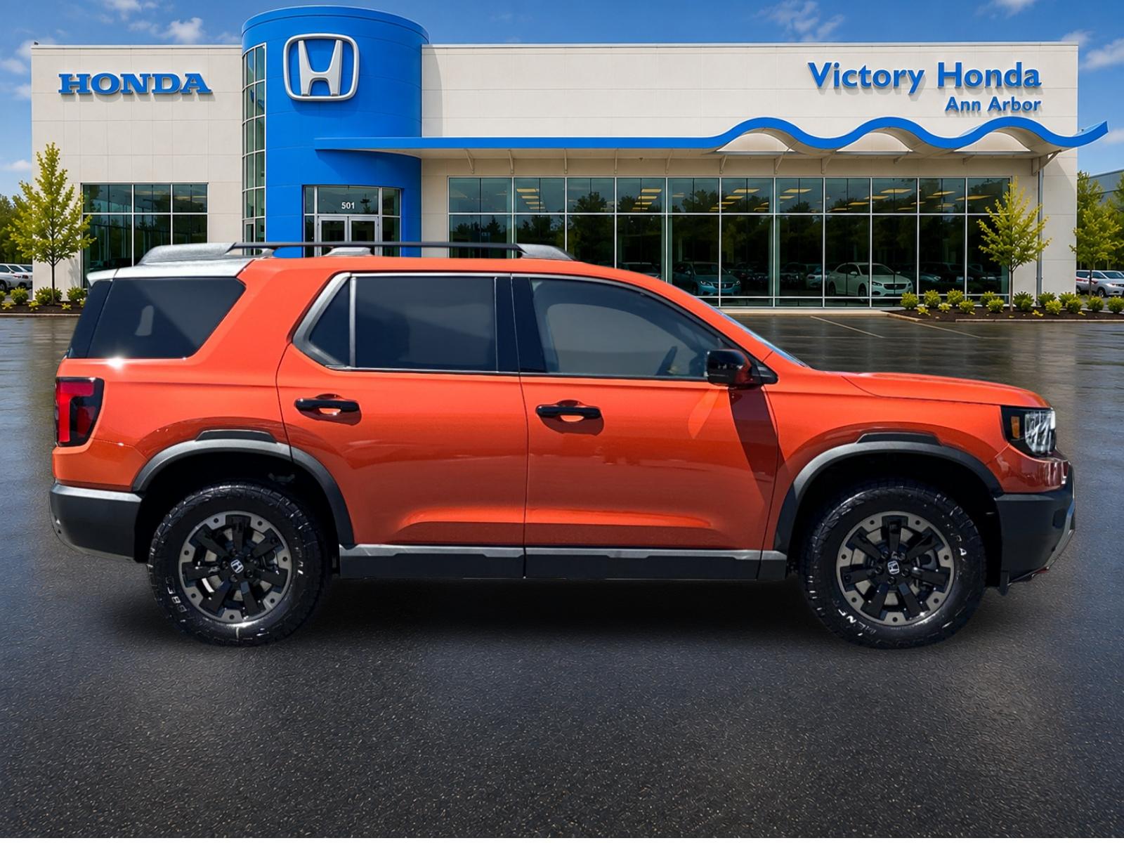 New 2026 Sunset Orange Honda TrailSport Elite image 4