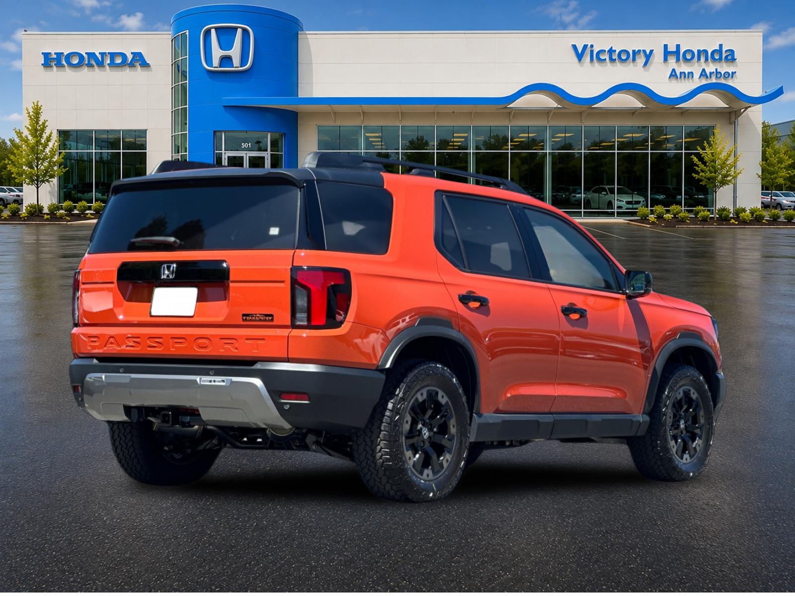 New 2026 Sunset Orange Honda TrailSport Elite image 5