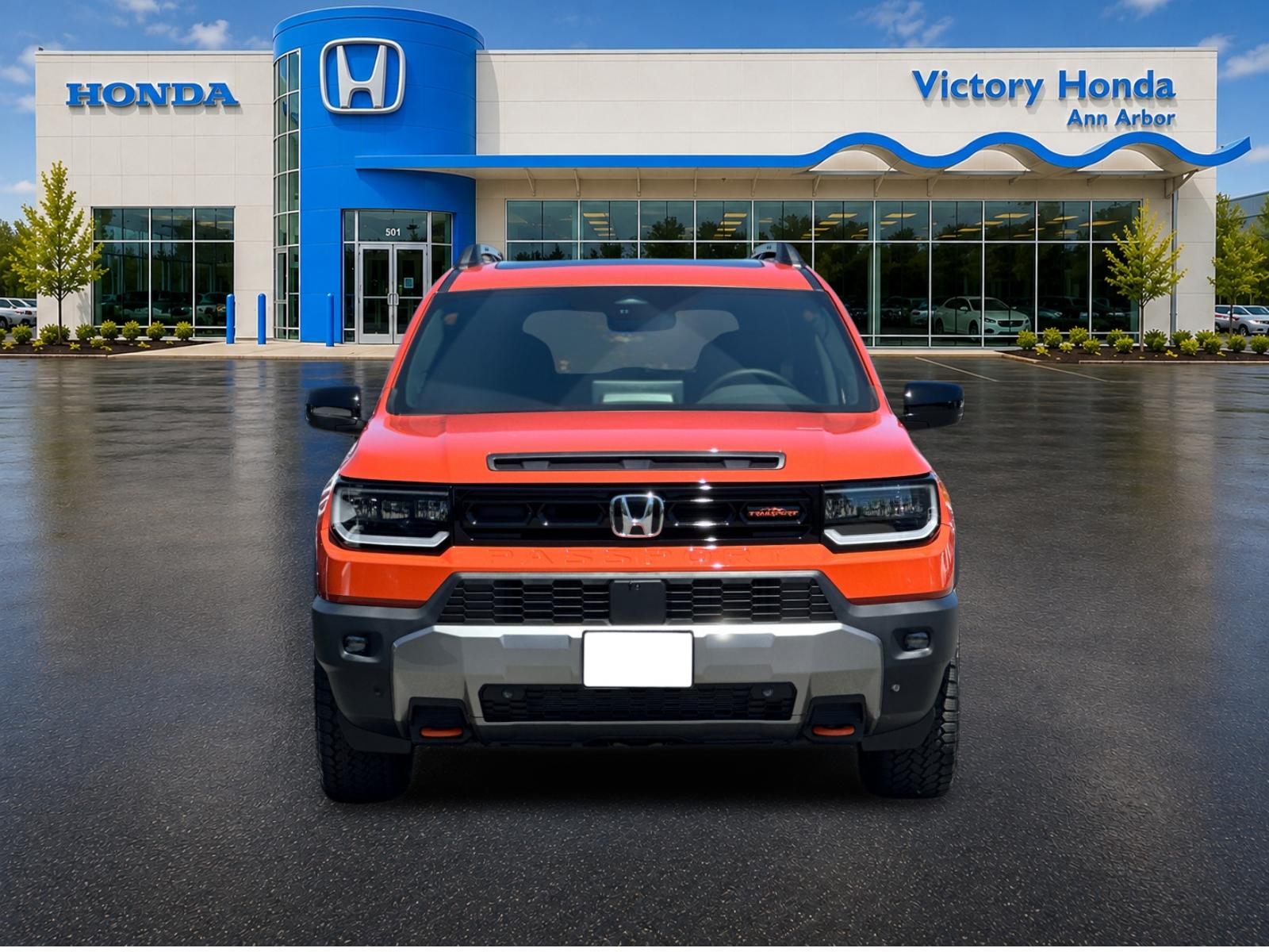 New 2026 Sunset Orange Honda TrailSport Elite image 2